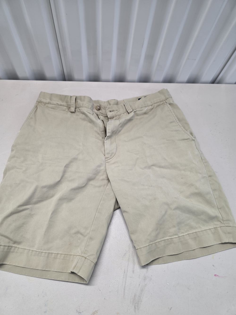 Polo by Ralph Lauren Light Khaki Flat-Front Shorts